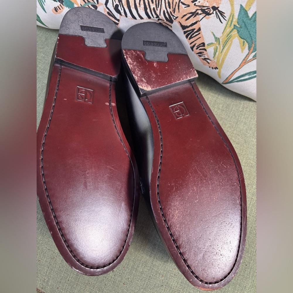 Cole Haan Men's Black Pinch Tassel Loafers Size 9.5 - Picture 5 of 6